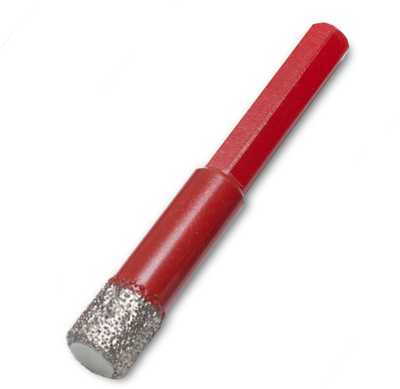 4 deimantinių grąžtų rinkinys keraminėms, gres ir porcelianinėms plytelėms, 6, 8, 10, 12 mm, DryGres 4Drill, Rubi serija [05939]