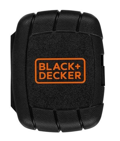 Black & Decker „Juodas & Decker“ 45 antgalių ir galvučių rinkinys 1/4' terkšlei Juodas+DECKER [A7039-XJ]