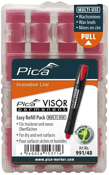 Pica-Marker Raudon pakaitiniai vaško įdėklai 990 (991-40)
