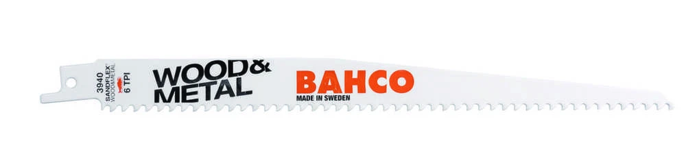 Bahco Tiesinio pjūklo geležtės Sandflex bimetal MIX medienai ir metalui komplektas 5vnt.