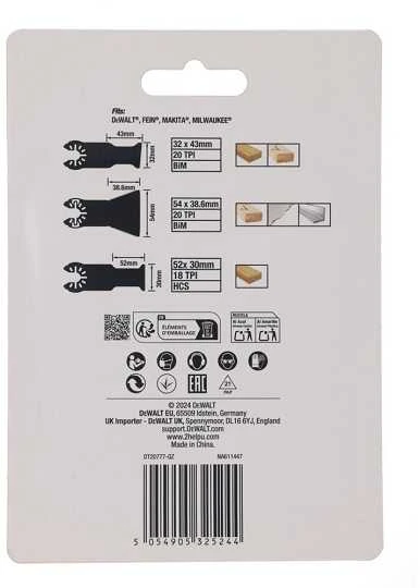 Priedų rinkinys DeWalt DT20777-QZ; 5 vnt.