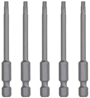 kompleksas 5 vnt. 1/4" antgaliai Torx varžtams, dydis TX20/70mm, DeWalt [DT7292-QZ]