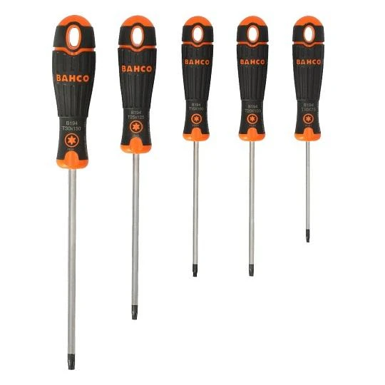 Atsuktuvų rinkinys 5 vnt BahcoFit Torx T10-T30