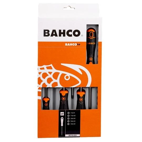 Atsuktuvų rinkinys 5 vnt BahcoFit Torx T10-T30