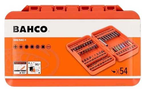 Bahco Antgalių rinkinys 1/4" 54vnt PH,PH2G,PZ,SL,Hex,TORX,