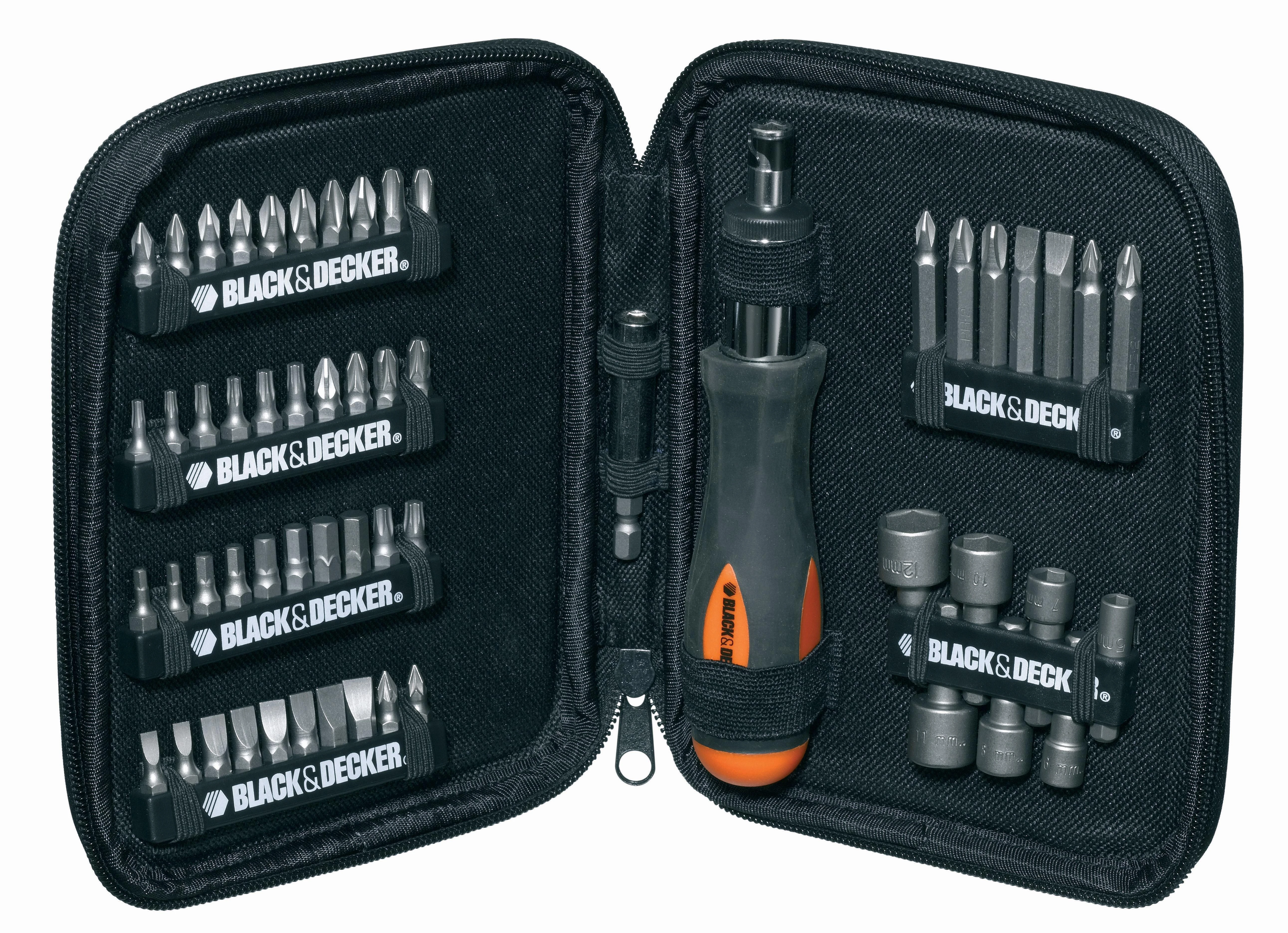 Black & Decker Juodas+DECKER Rinkinys AKCESORIÓW 56elem.