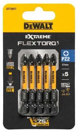 DEWALT KOŃCÓWKA UDAROWA PZ2x50 5szt. EXTREME IMPACT TORSION