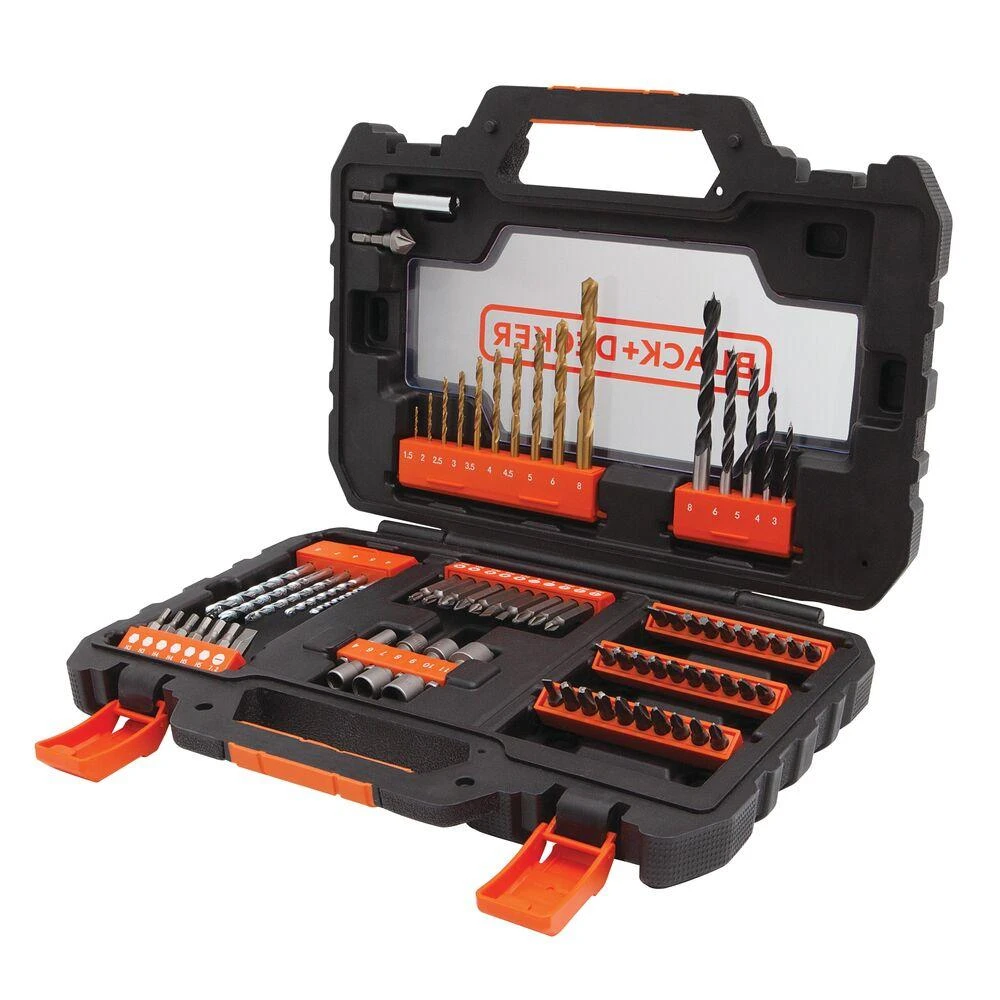 Grąžtas Black & Decker BD Rinkinys AKCESORIÓW 76szt.