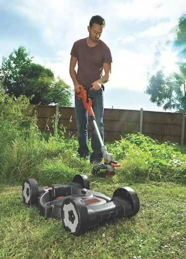 Akumuliatorinė žoliapjovė - trimeris Black & Decker Strimmer® STC1820CM, 18 V 2 Ah, 28 cm