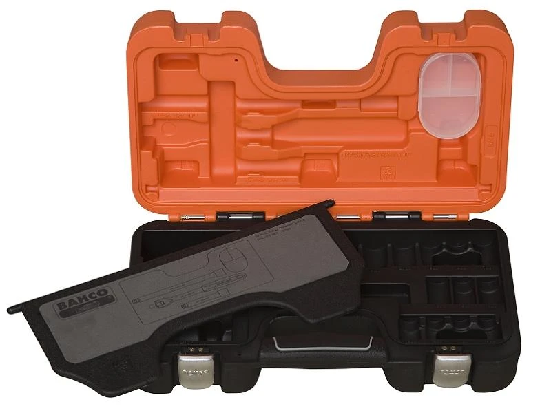 Bahco Galvučių, terkšlės ir priedų rinkinys 3/8"-1.1/4" jungtis 1/2” 23vnt