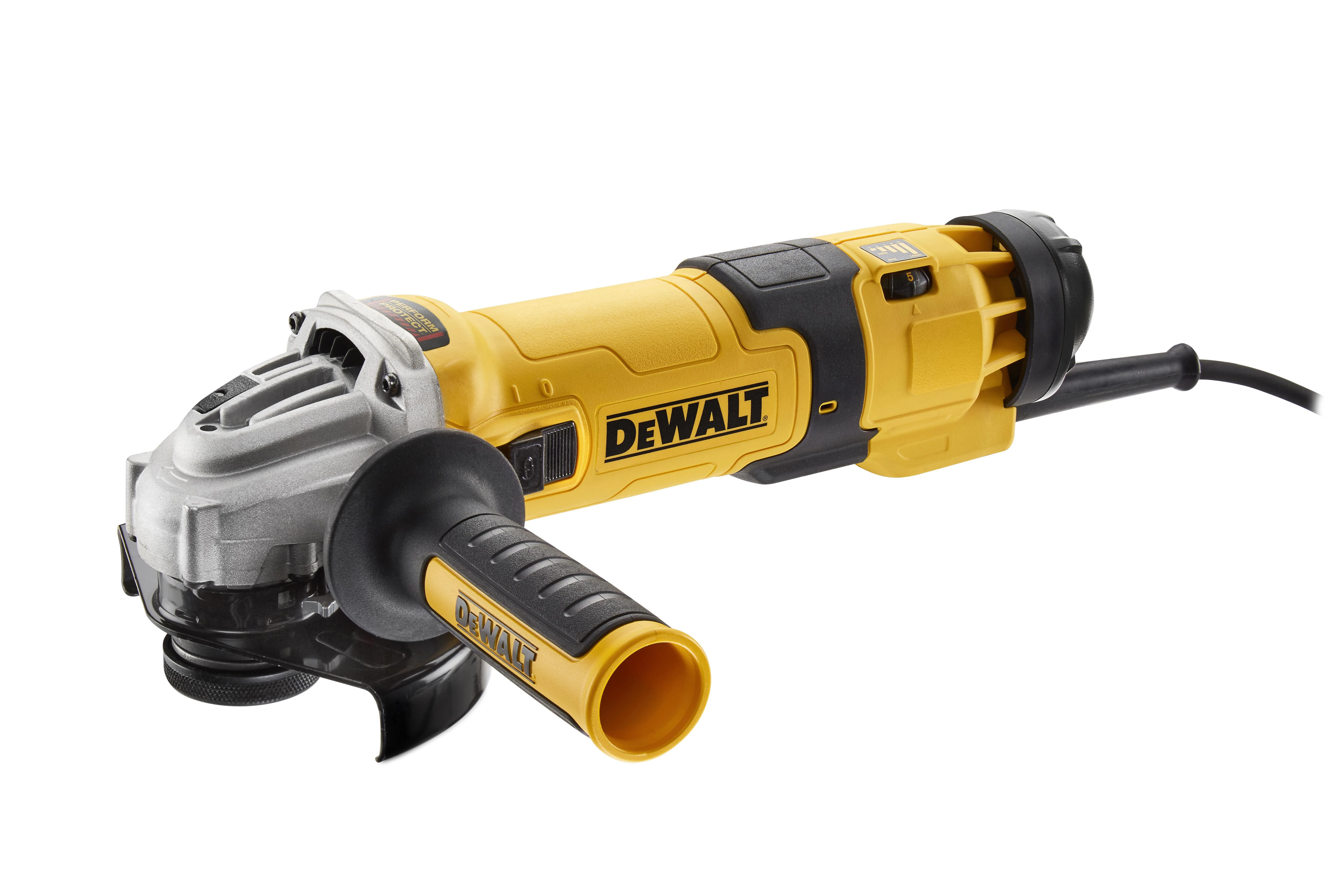 DeWalt kampinis šlifuoklis DWE4257KT-QS, 125 mm, 1500 W su priedais