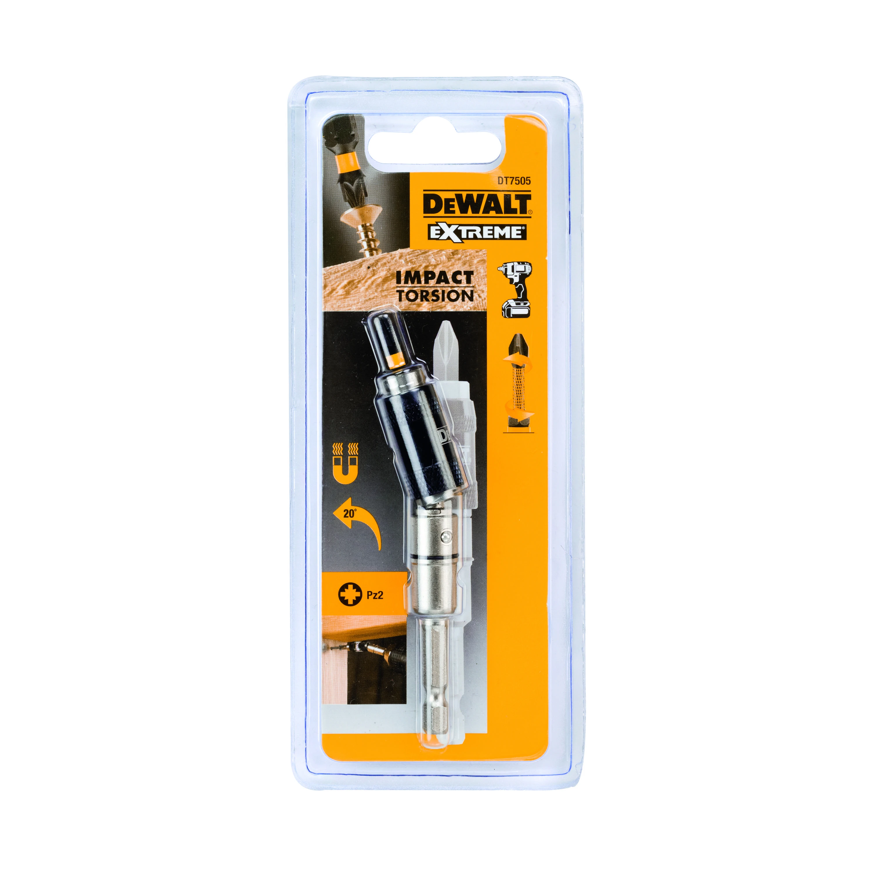 DEWALT UCHWYT MAGNETYCZNY Z KOŃC.PZ2x25