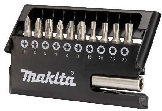 Makita Sukimo antgalių komplektas 11 vnt. (PH2;PZ1;PZ2;PZ3;T10,T15;T20;T25;T30;T40) D-30651