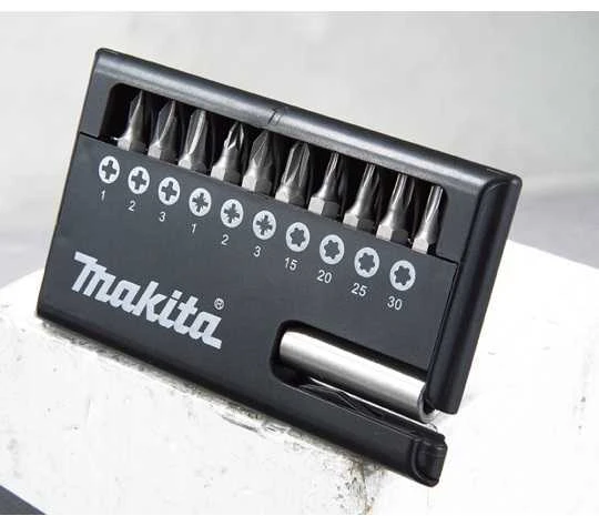 Makita Sukimo antgalių komplektas 11 vnt. (PH2;PZ1;PZ2;PZ3;T10,T15;T20;T25;T30;T40) D-30651