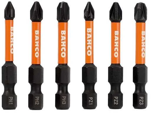 Grąžtas Bahco Smūginių antgalių rinkinys Phillips/Pozidriv/TORX 40 Pcs