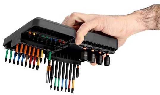 Grąžtas Bahco Smūginių antgalių rinkinys Phillips/Pozidriv/TORX 40 Pcs