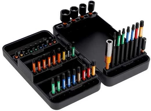 Grąžtas Bahco Smūginių antgalių rinkinys Phillips/Pozidriv/TORX 40 Pcs