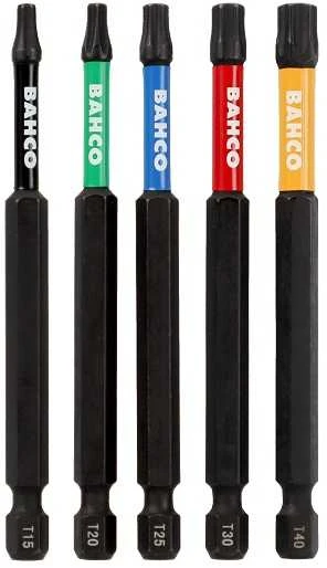 Grąžtas Bahco Smūginių antgalių rinkinys Phillips/Pozidriv/TORX 40 Pcs