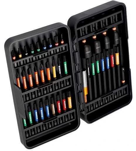 Grąžtas Bahco Smūginių antgalių rinkinys Phillips/Pozidriv/TORX 40 Pcs