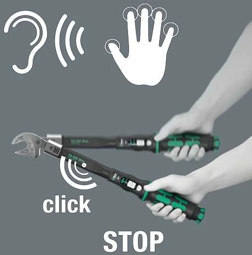 „Wera Click-Torque“ sukimo momento raktų rinkinys įkišamiems antgaliams (W05136076001)
