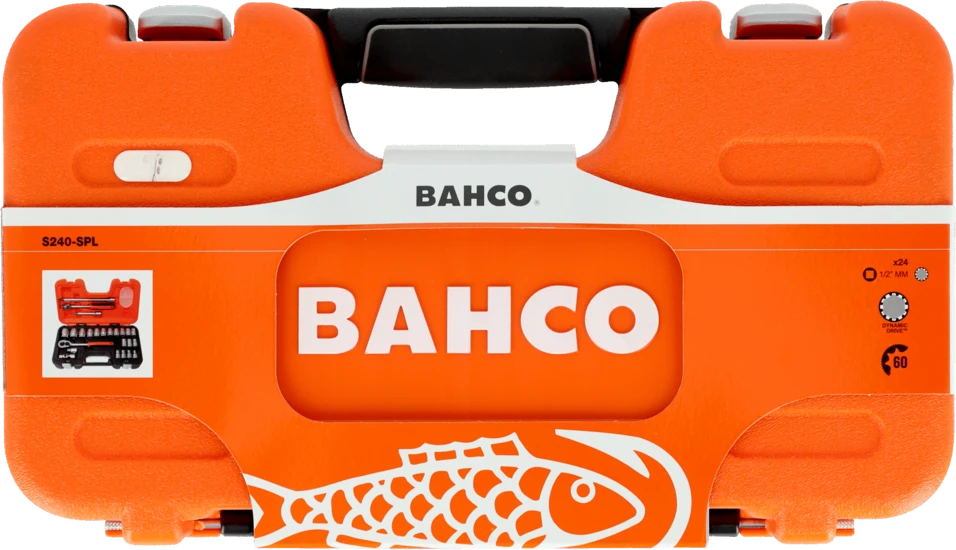 Bahco Galvučių rinkinys 1/2" - 24vnt.
