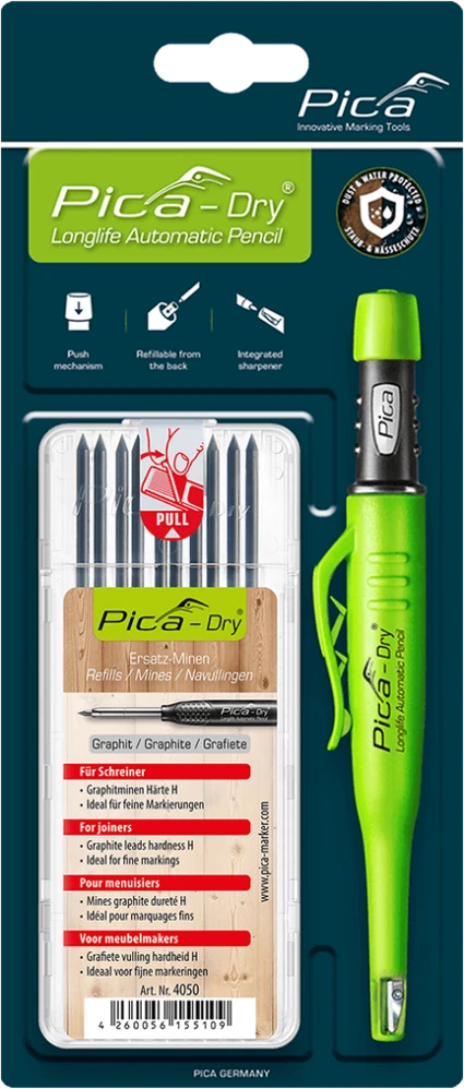 Pica Marker Žymeklio ir grafitinių šerdžių komplektas PICA