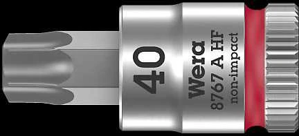 Wera dviračių sukimo momento rinkinys 16vnt, 1/4" 2,5-25Nm, lizdai 10-15mm, lizdai TX10-T30, HEX 3-8mm