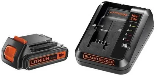 Black & Decker 2.0Ah akumuliatoriaus ir kroviklio rinkinys BDC2A20