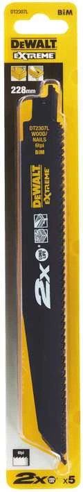 DEWALT PJŪKLĖS DIŽKELĖS PJŪKLĖMS 152x2,5mm UNIVERSAL EXTREME / 5vnt.