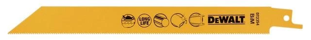 DEWALT BRZESZCZOT DO PIŁY SZABLASTEJ 203x1,4mm S1122EF METAL /5szt.