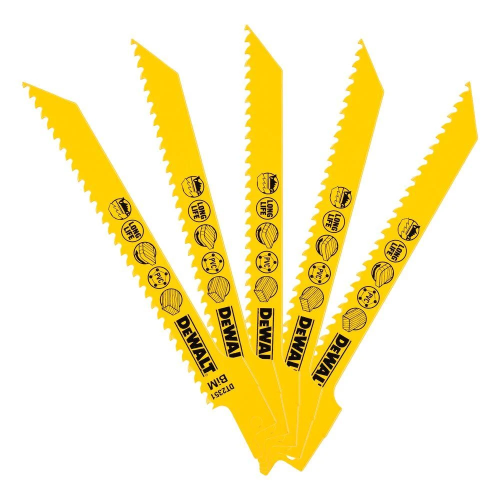 Pjūklelių komplektas pjūklui DeWalt DT2351-QZ; 152 mm; 5 vnt.