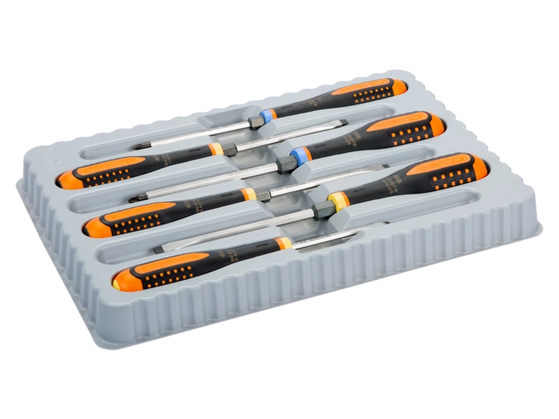 Bahco Atsuktuvų rinkinys ERGO™ kalami 6 vnt - SL3,5/4,5/5,5/6,5; PZ1/2