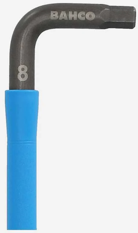 Šešiakampių L-raktų rinkinys Bahco 9vnt 1,5-10mm, pažymėti spalvomis