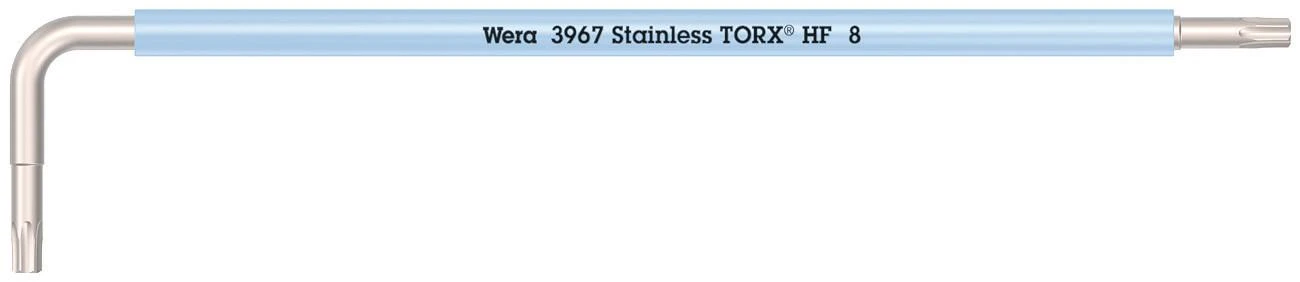 Šešiakampių L-Formos raktų rinkinys Wera STAINLESS TX SXL Multicolour, su prilaikymo funkcija, TX8-40, 9 vnt
