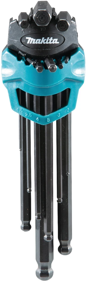 Makita Hex raktas veržliaraktis 9vnt. 1.5-10mm B-65894