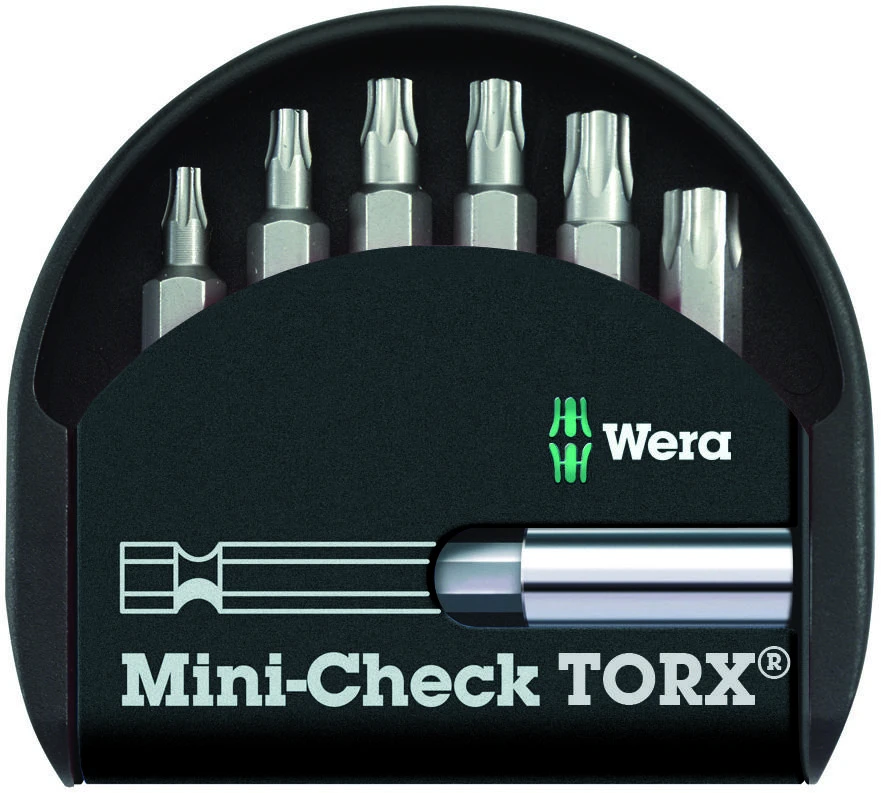 TORX antgalių rinkinys su laikikliu WERA 056294