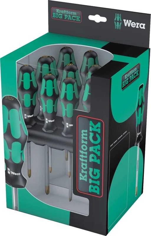 Atsuktuvų rinkinys WERA Big Pack 300/14