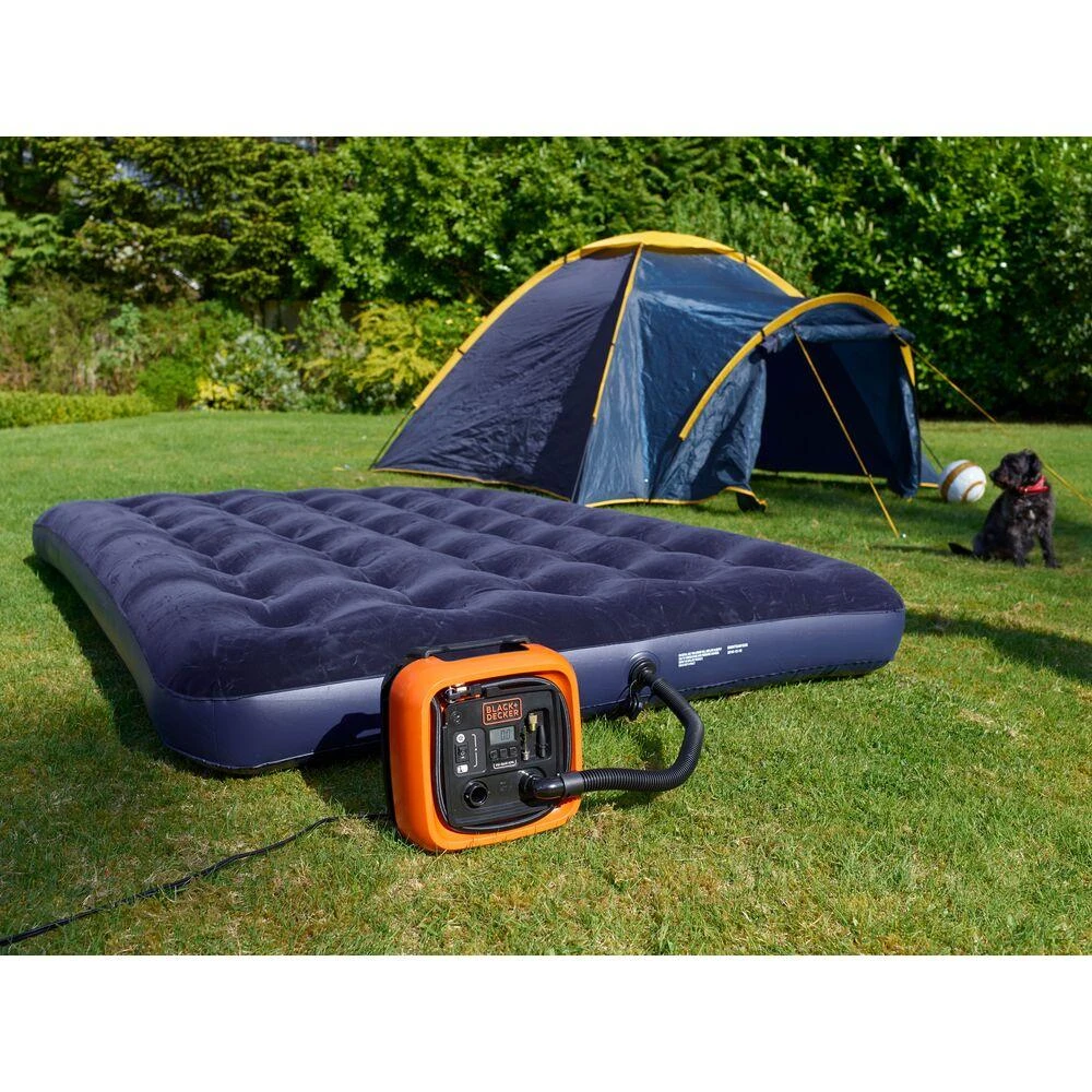 Black & Decker Juodas & Decker kompresorius Juodas+DECKER ASI400-XJ Automotive 12V