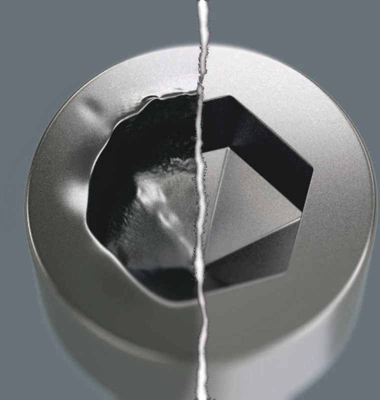 Atsuktuvo antgalis WERA 840/1 Z Hex-Plus BO 3/16" x 25 mm