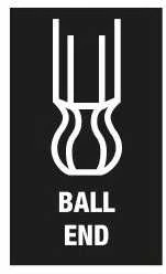 Sukimo antgalis Wera 842/4 Ball End ; HEX4; 89 mm