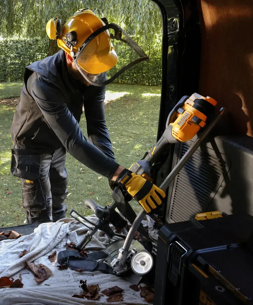 Pakraščių pjovimo priedas DeWalt DCMASED9N-XJ; 19 cm; 6 cm