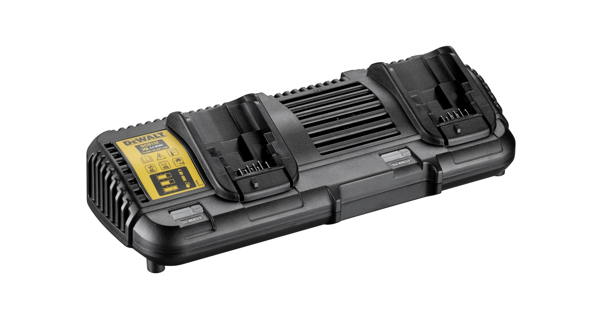 DEWALT Dvigubas akumuliatorių įkroviklis DCB132-QW, 10.8 - 54 V