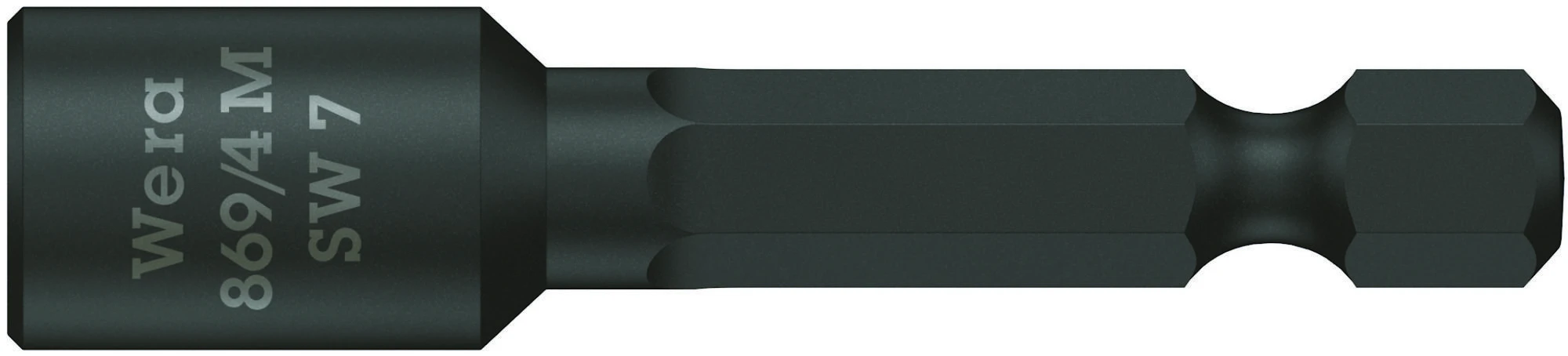 Antgalis 7mm 869/4M 50mm, magnetinis, Wera