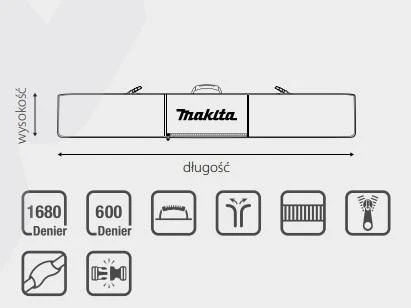 Makita Krepšys-dėklas 1,4/1,5m pjovimo liniuotėms. E-05664