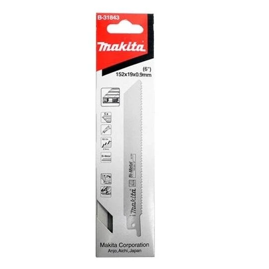 Makita Tiesinio pjūklo pjūkleliai BIM 152x0,9mm (10tpi), 5Vnt. B-31843