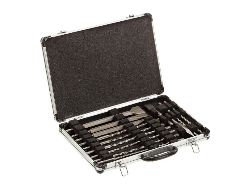 Grąžtas 17 dalių grąžtų rinkinys Makita D-42444; SDS-Plus