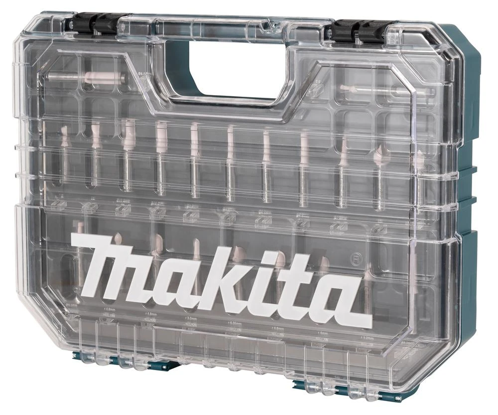 Makita 22 vnt. griovelių frezų rinkinys D-74784