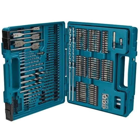 Grąžtas Makita E-11689 Grąžtų ir sukimo antgalių rinkinys, 256 vnt.