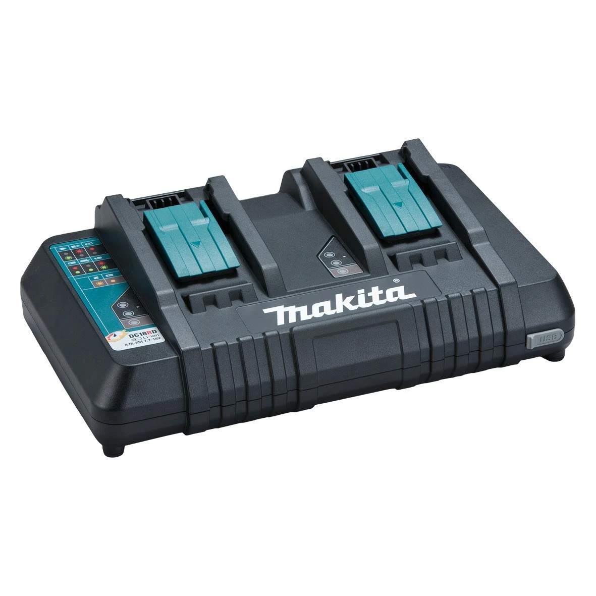 Makita Akumuliatorių ir dvigubo kroviklio komplektas LXT® 198091-4 18V • BL1860B x4 • DC18RD • LXT®