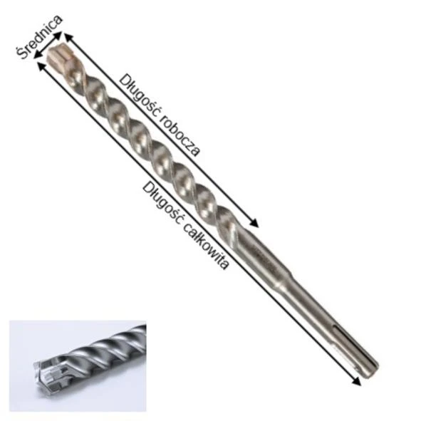 Makita SDS-PLUS Grąžtas 25X400/450mm NEMESIS 2 B-58724